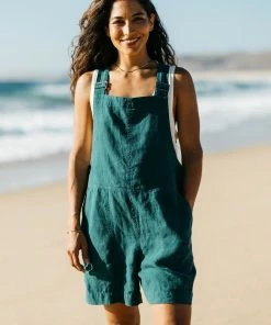 Finisterre Hale Linen Playsuit
