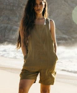 Finisterre Hale Linen Playsuit