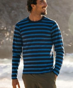 Finisterre Channel Stripe Long Sleeve T-Shirt New Arrivals
