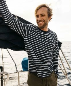 Finisterre Channel Stripe Long Sleeve T-Shirt New Arrivals